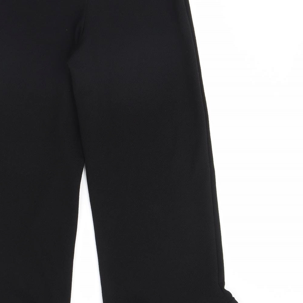 Boohoo Womens Black   Trousers  Size 10 L27 in