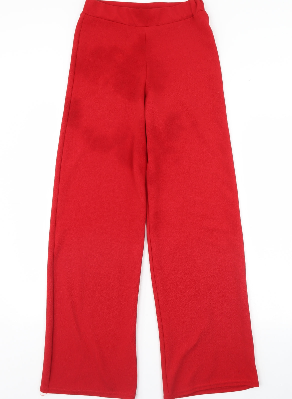 Boohoo Womens Red   Trousers  Size 10 L32 in