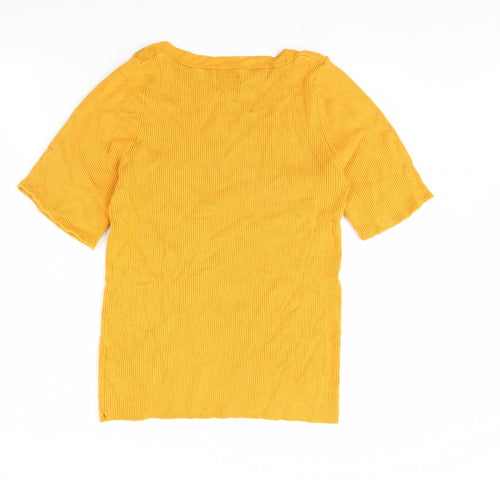 Papaya Womens Yellow   Basic Blouse Size 16