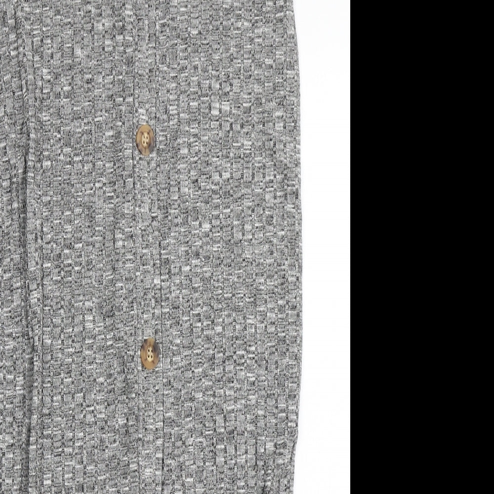 PRETTYLITTLETHING Womens Grey   Bandage Skirt Size 14