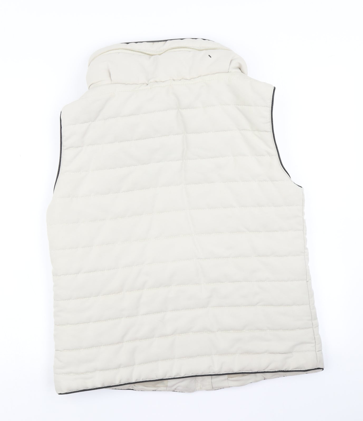 New Look Womens Beige   Gilet Coat Size 12