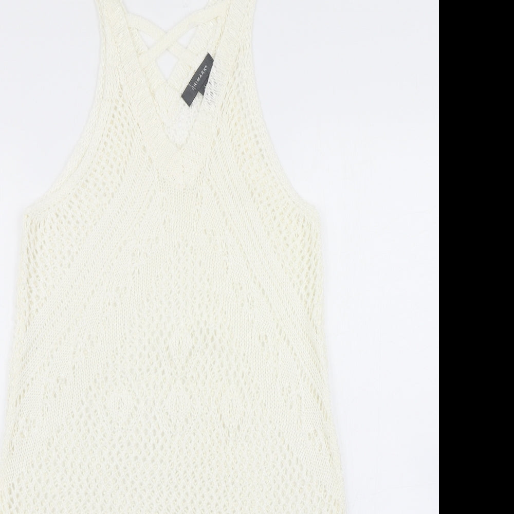 Primark Womens Ivory  Knit A-Line  Size L