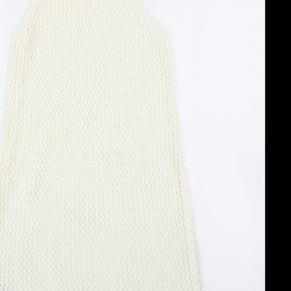 Primark Womens Ivory  Knit A-Line  Size L