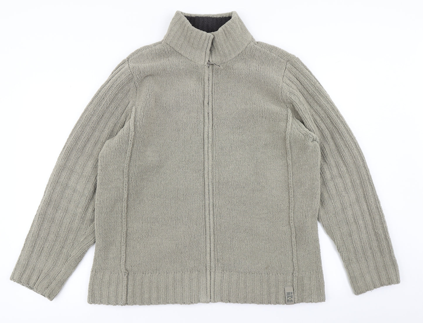 NEXT Mens Green  Knit Cardigan Jumper Size M