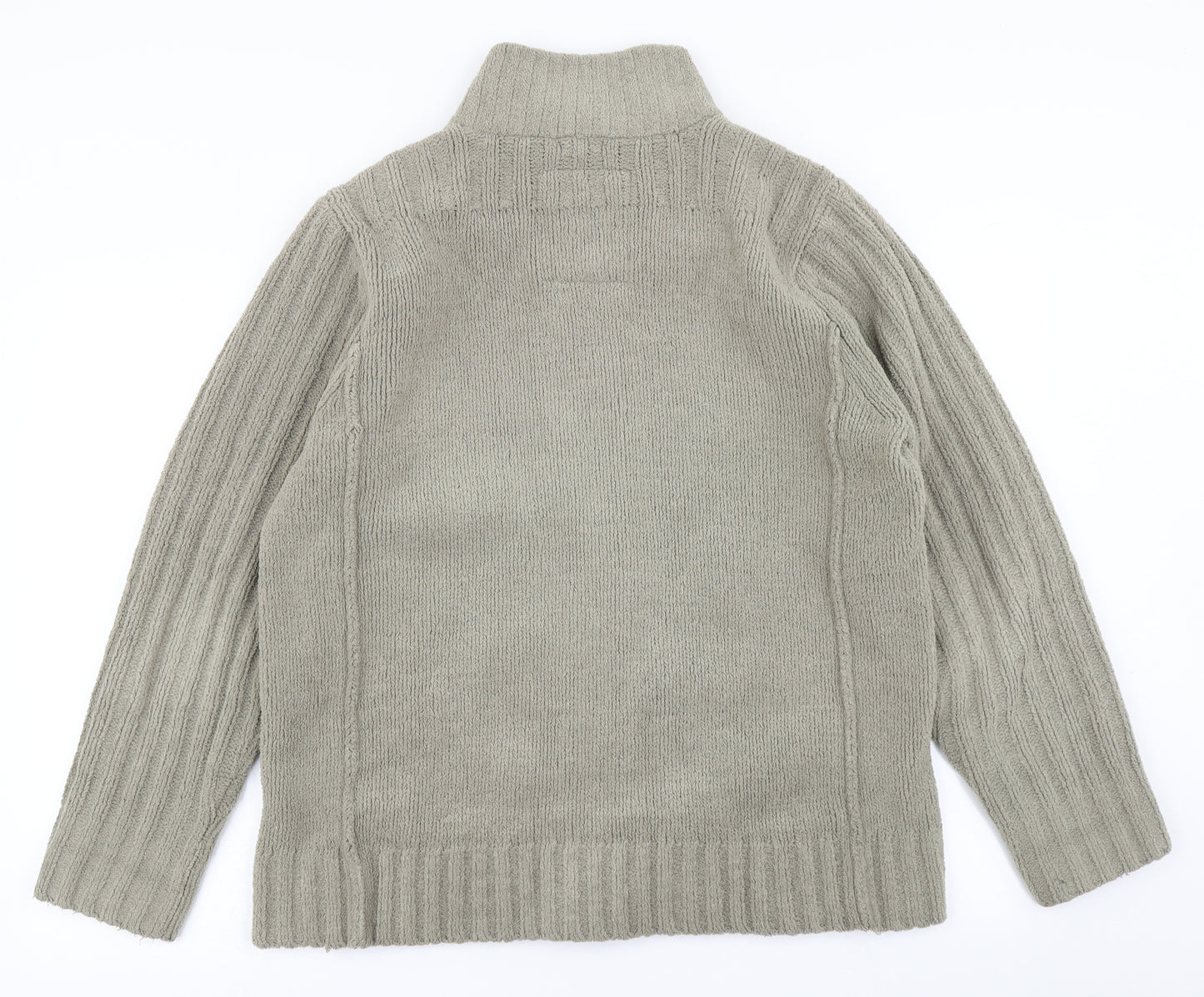 NEXT Mens Green  Knit Cardigan Jumper Size M