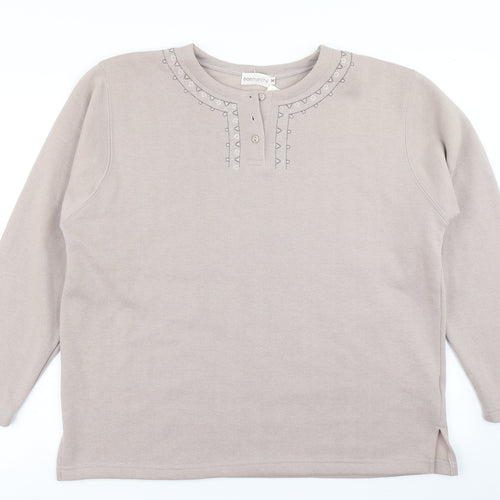 Bonmarché Womens Brown   Pullover Sweatshirt Size M