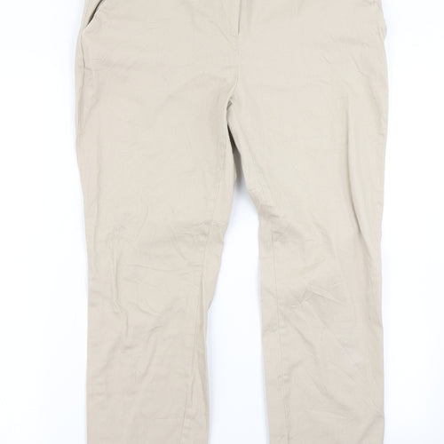 Atmosphere Womens Beige   Dress Pants Trousers Size 14 L24 in