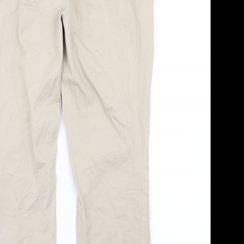 Atmosphere Womens Beige   Dress Pants Trousers Size 14 L24 in