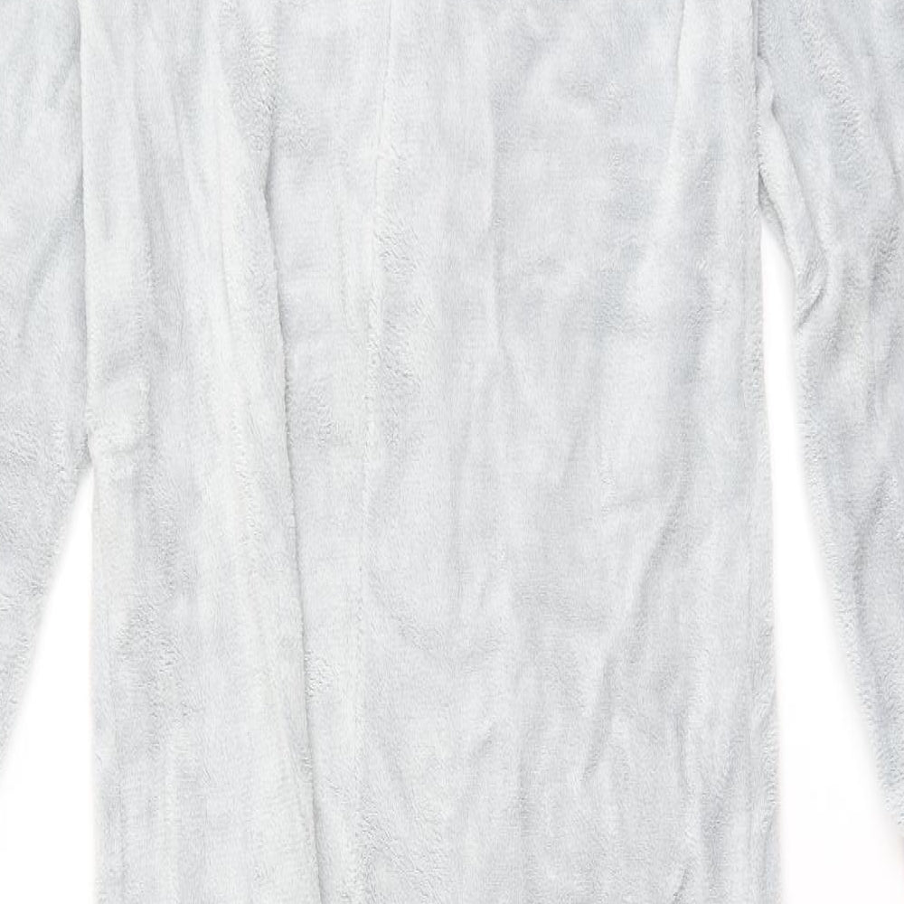 Love to Lounge Womens Grey Solid Fleece Top One Piece Size S  - Minnie Mouse