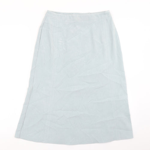 BHS Womens Blue   A-Line Skirt Size 10