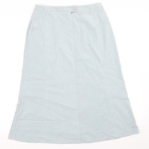 BHS Womens Blue   A-Line Skirt Size 10