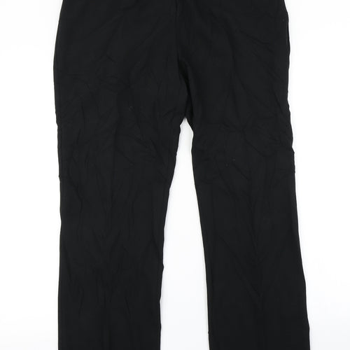 Marks & Spencer Womens Black   Dress Pants Trousers Size 14 L29 in