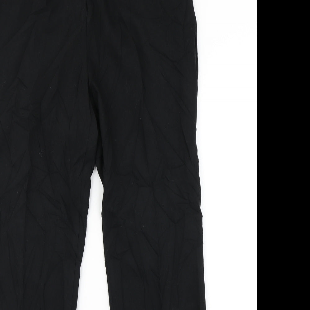 Marks & Spencer Womens Black   Dress Pants Trousers Size 14 L29 in