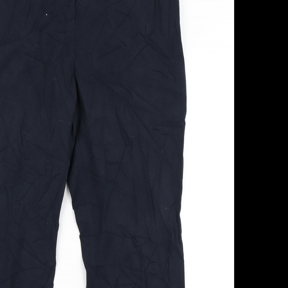 M&S Collection Womens Blue   Dress Pants Trousers Size 14 L29 in