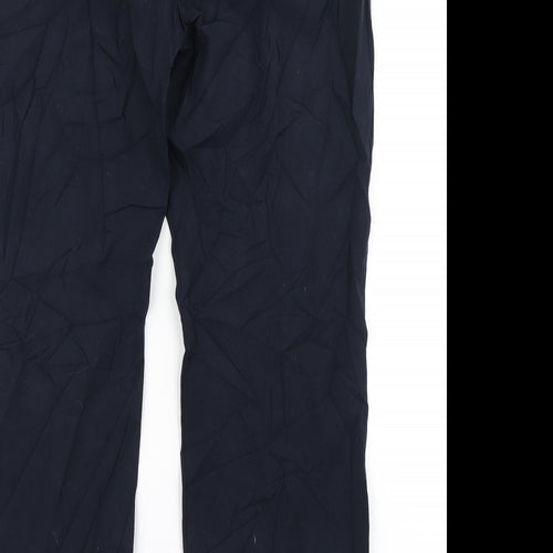 M&S Collection Womens Blue   Dress Pants Trousers Size 14 L29 in