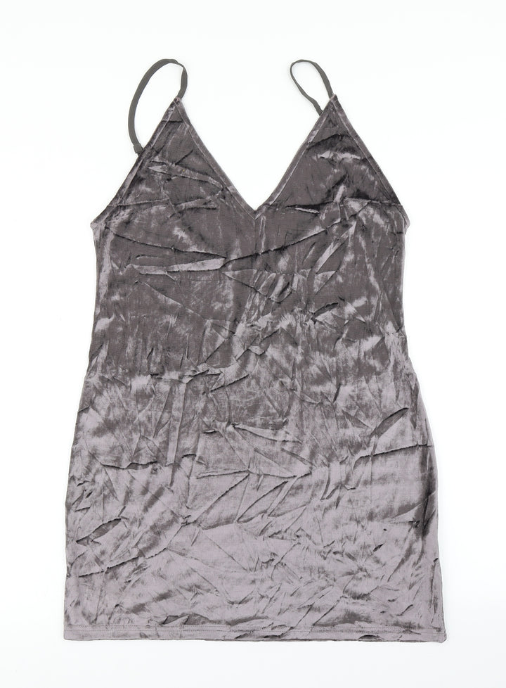 Goldie Womens Grey Bodycon Size M