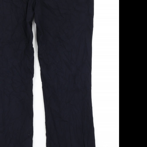 Marks & Spencer Womens Blue   Dress Pants Trousers Size 16 L28 in