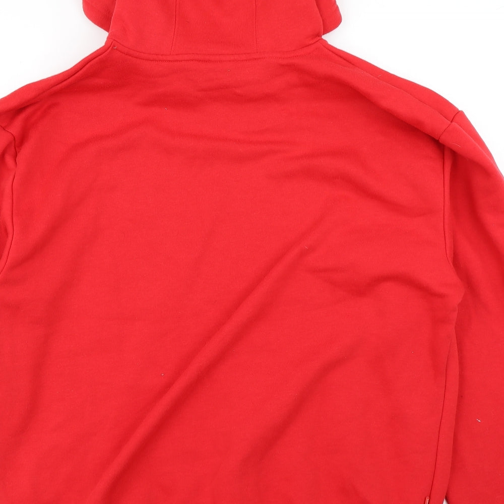 Slazenger Mens Red   Pullover Hoodie Size L