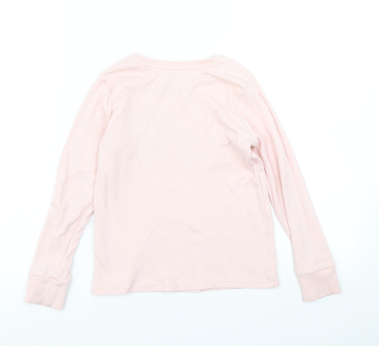 George Girls Pink   Basic T-Shirt Size 7-8 Years  - Children in Need