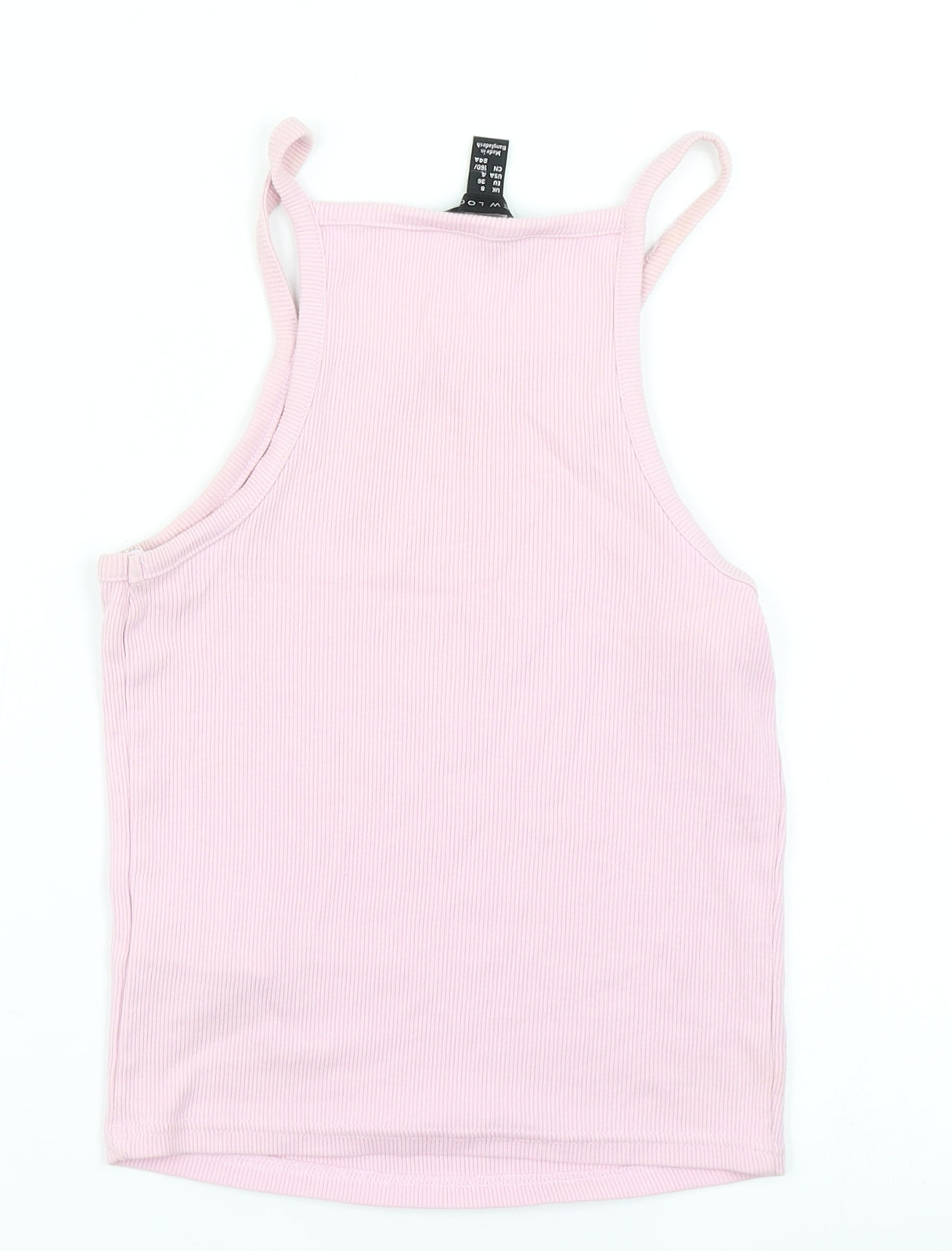 New Look Womens Pink   Basic Tank Size 8