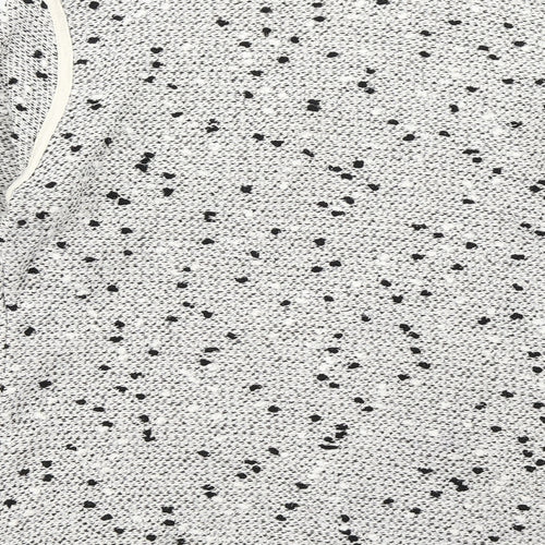 Papaya Womens Grey Polka Dot  Jacket Blazer Size 10