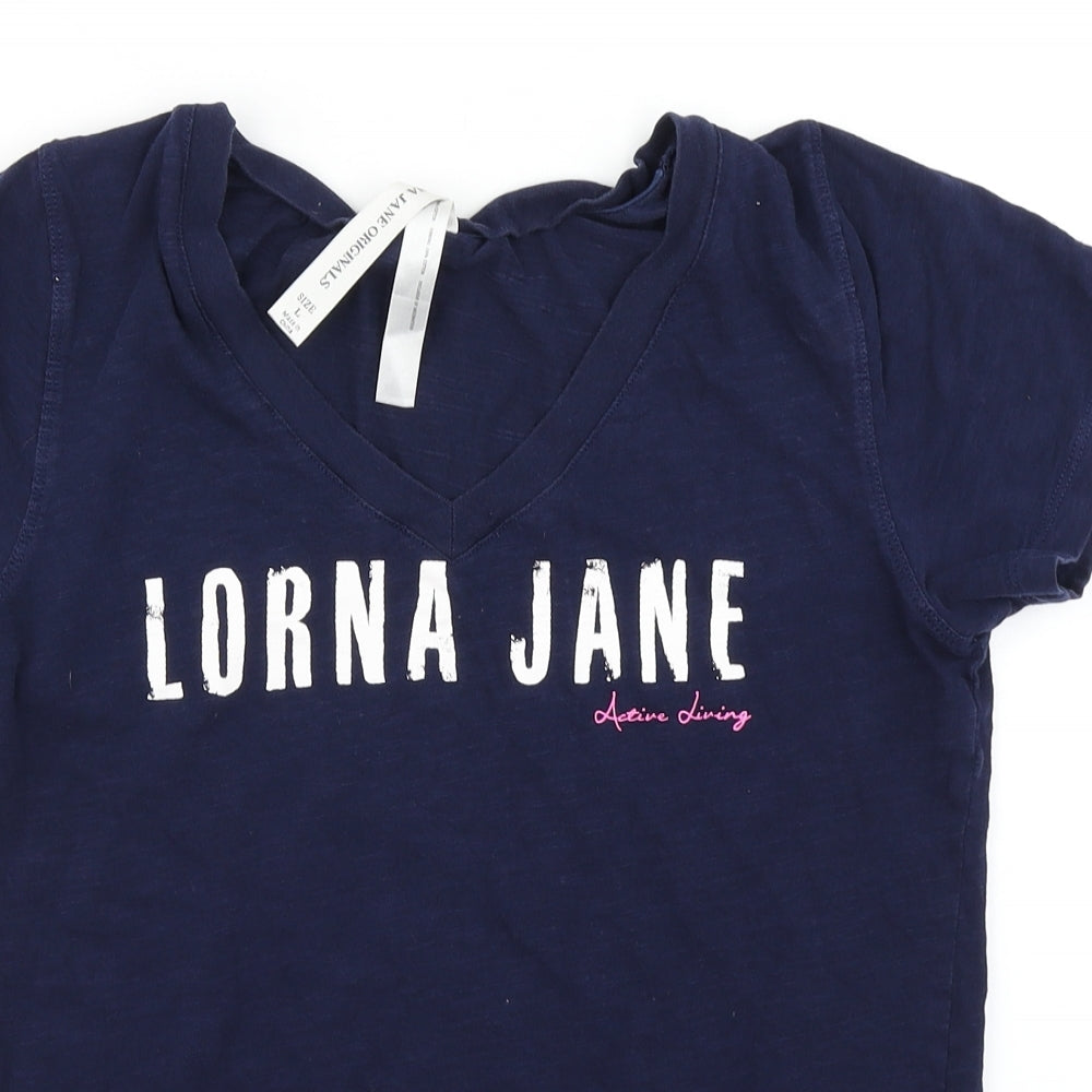 Lorna Jane Womens Blue   Basic  Size L