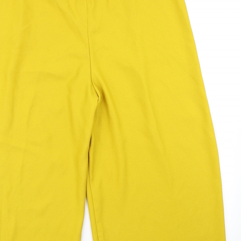 George Womens Yellow   Culotte Shorts Size 16