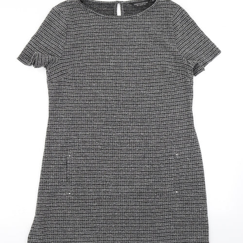 Dorothy Perkins Womens Grey   A-Line  Size 10