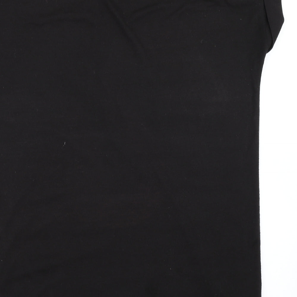 Atmosphere Womens Black   Basic T-Shirt Size 14  - Flamingo