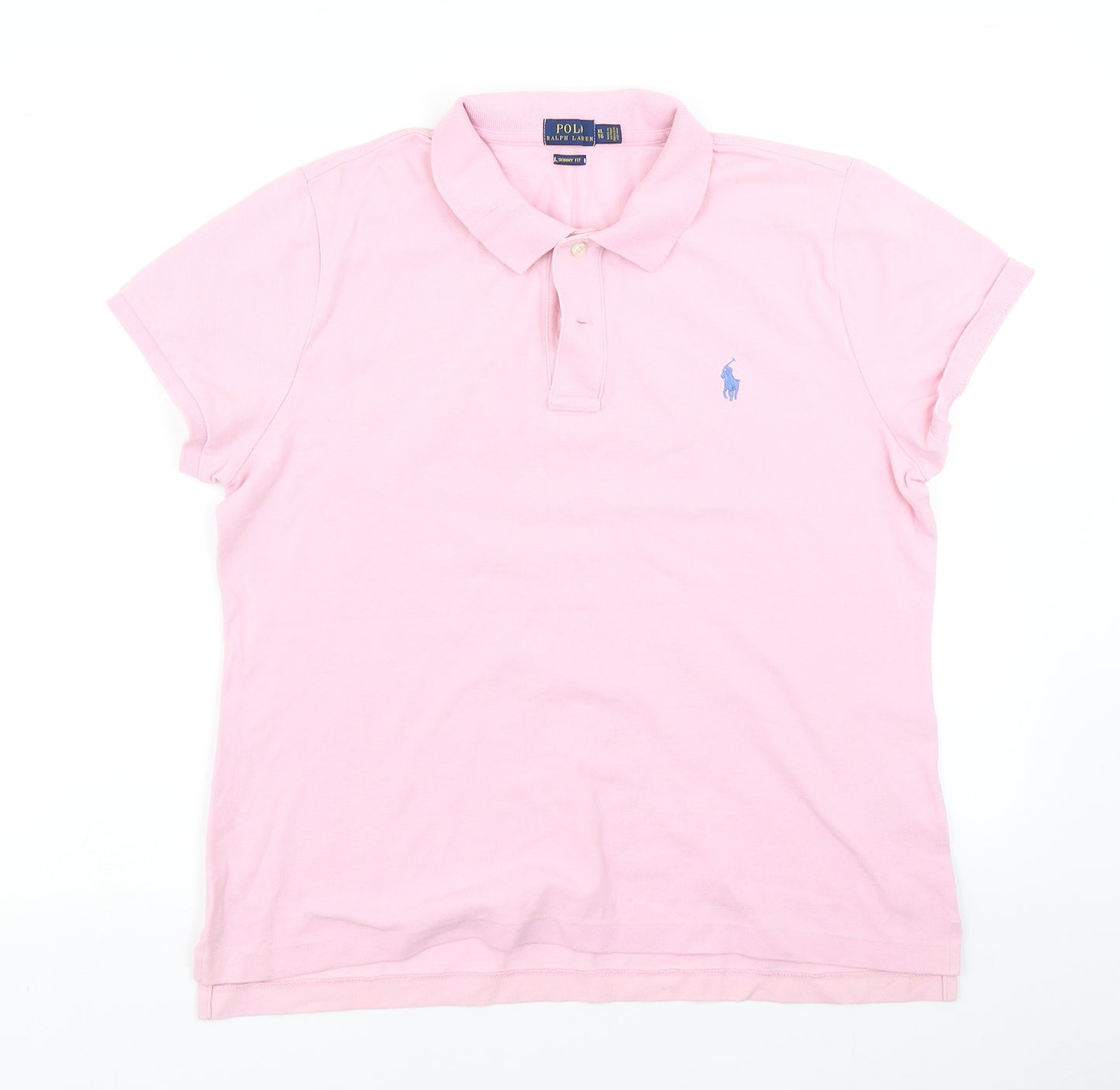 Ralph Lauren Mens Pink    Polo Size XL