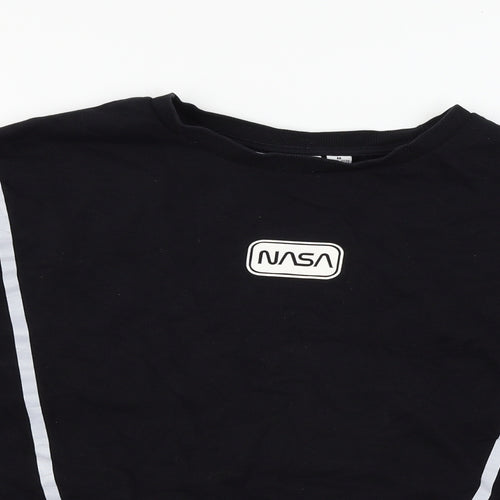 Primark Womens Black  Jersey Pullover Sweatshirt Size 12  - NASA