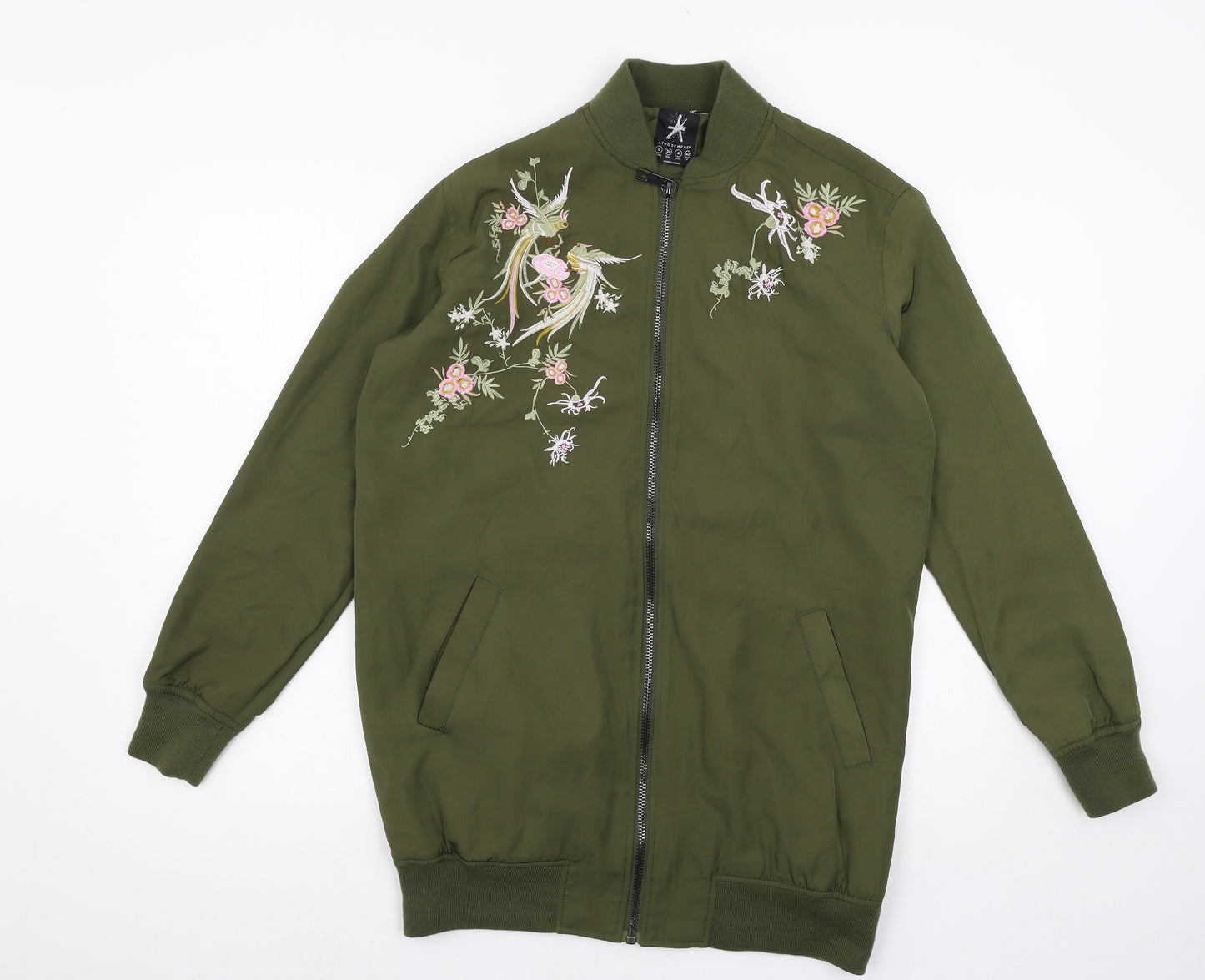 Atmosphere Womens Green Floral  Jacket  Size 8