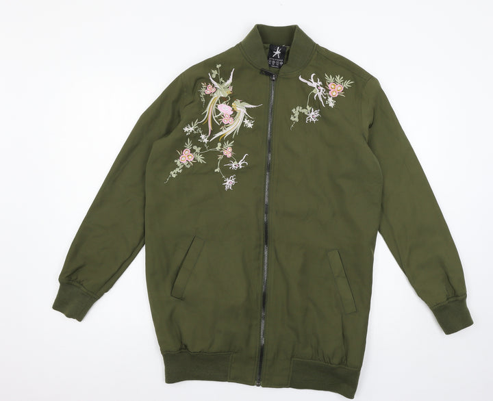 Atmosphere Womens Green Floral  Jacket  Size 8