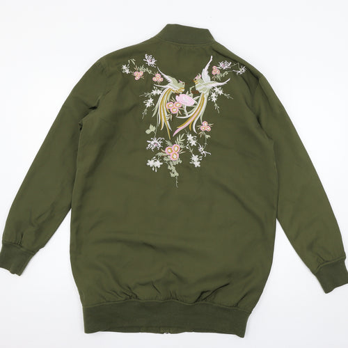 Atmosphere Womens Green Floral  Jacket  Size 8