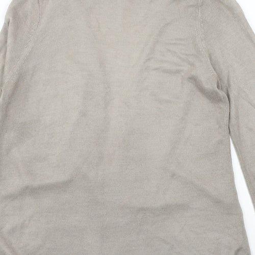 Julipa Womens Grey  Knit Cardigan Jumper Size 8