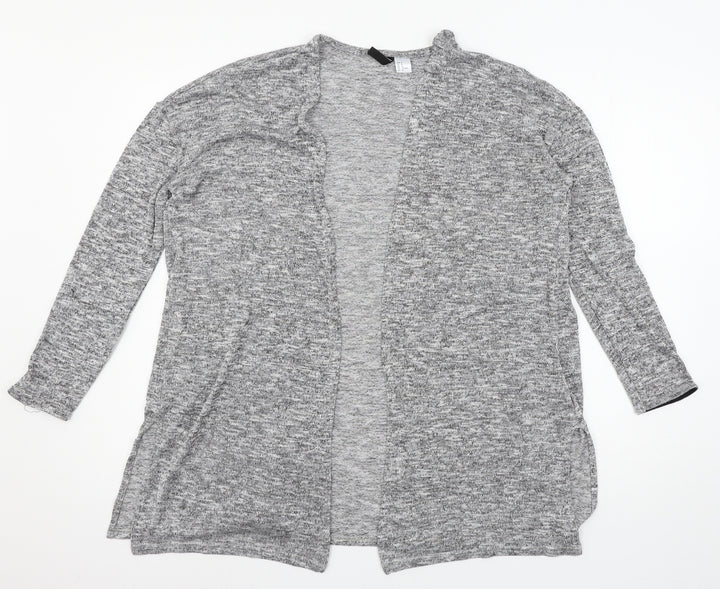 Divided Womens Grey  Knit Cardigan Jumper Size M