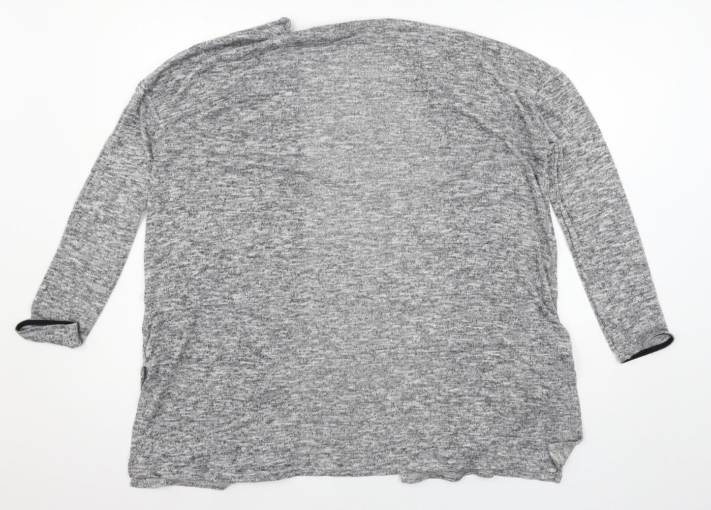 Divided Womens Grey  Knit Cardigan Jumper Size M