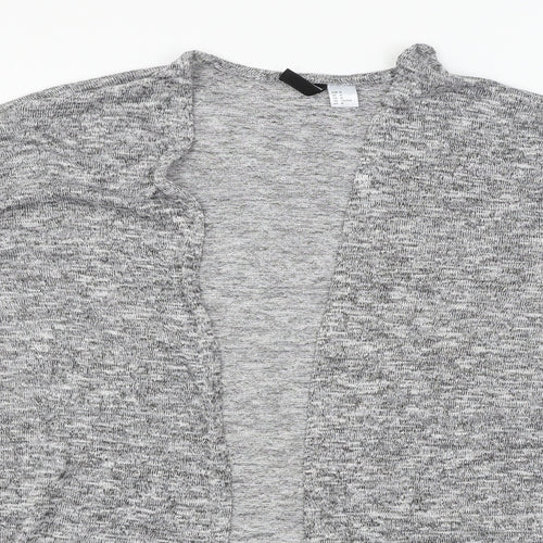Divided Womens Grey  Knit Cardigan Jumper Size M