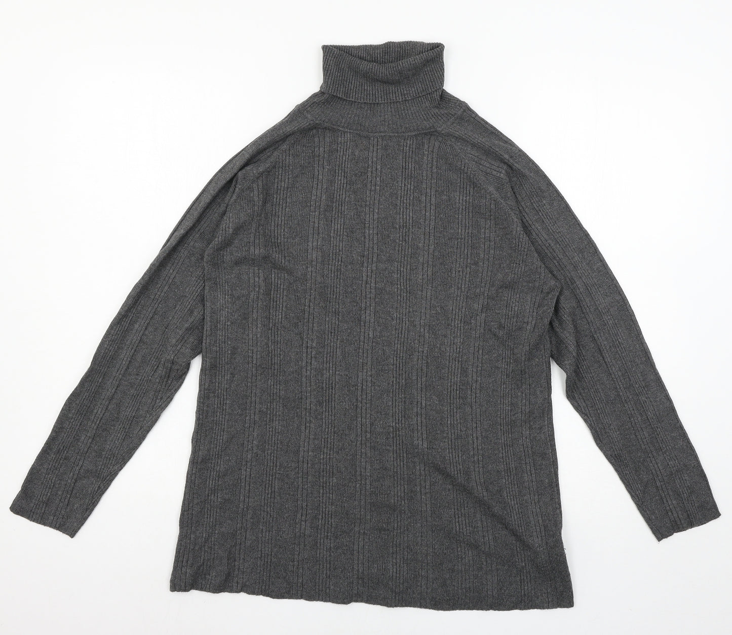 F&F Womens Grey  Knit Pullover Jumper Size 20