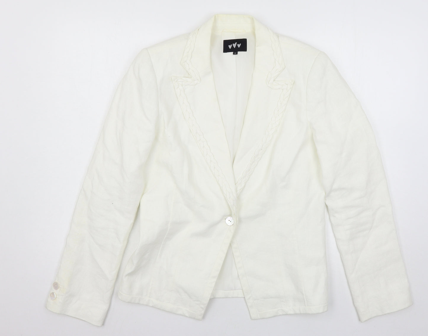 Per Una Womens White   Jacket  Size 12