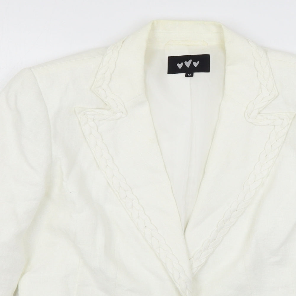 Per Una Womens White   Jacket  Size 12
