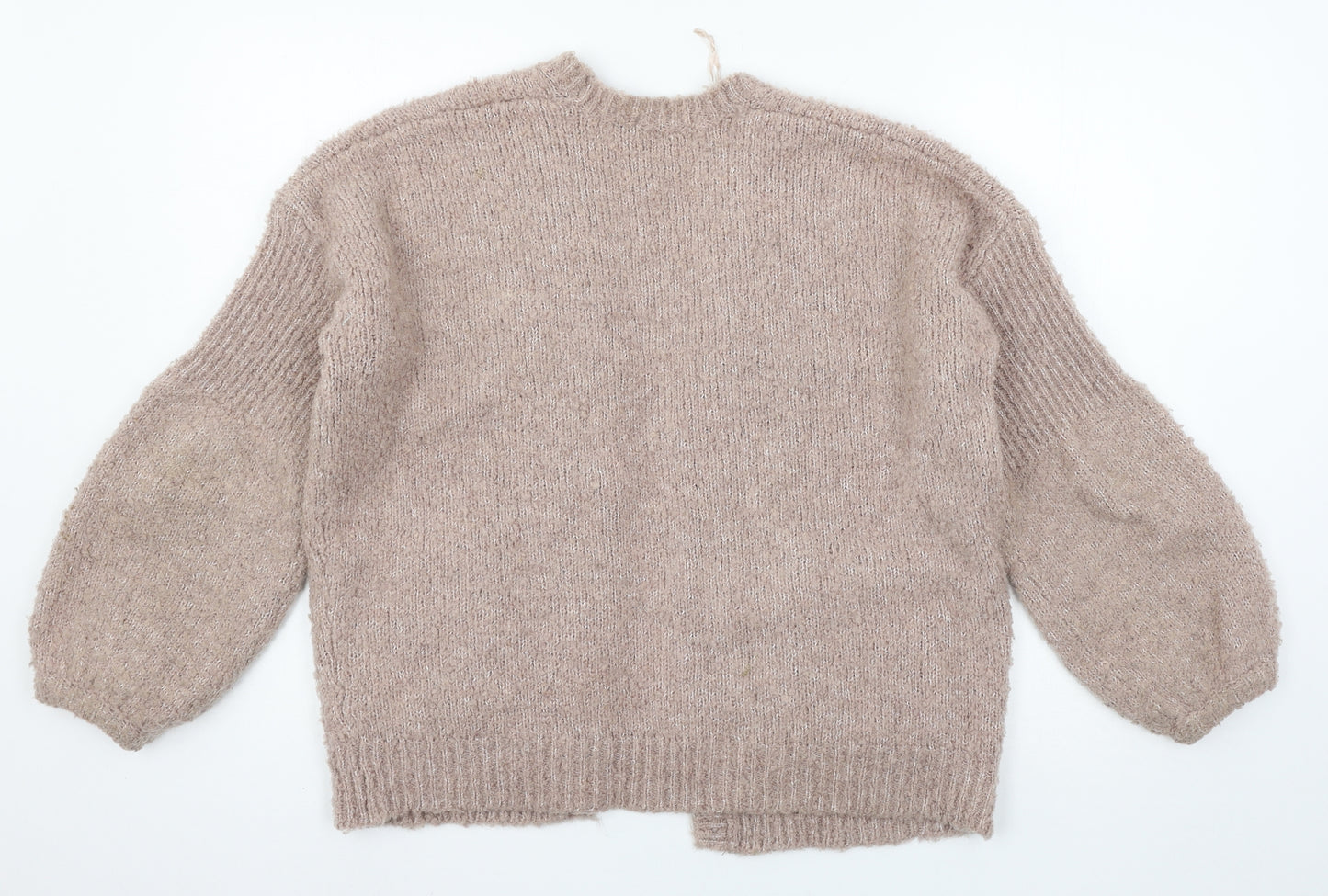 TU Womens Pink  Knit Cardigan Jumper Size 16