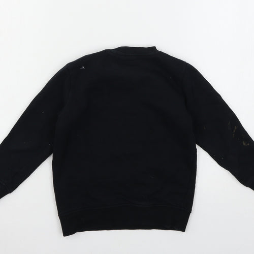 NEXT Girls Black  Jersey Pullover Sweatshirt Size 5 Years  - The Future is now