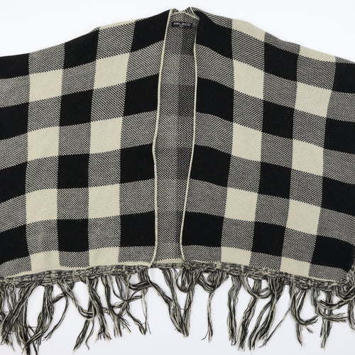 Select Womens Beige Check Knit Cardigan Jumper Size M
