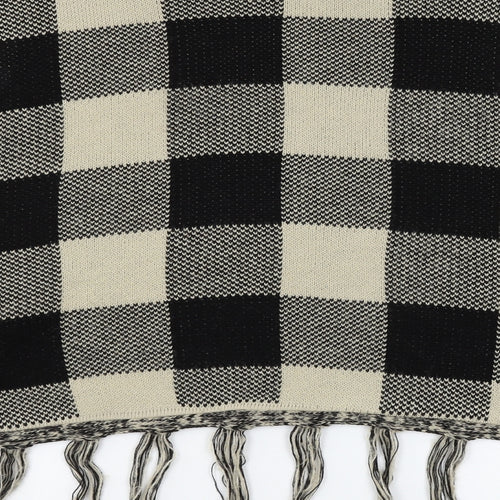 Select Womens Beige Check Knit Cardigan Jumper Size M