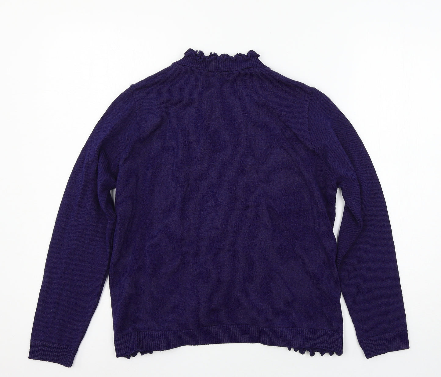 Keeno Womens Blue  Knit Cardigan Jumper Size M