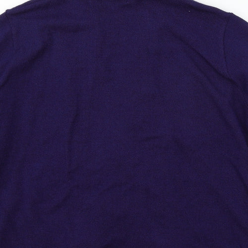 Keeno Womens Blue  Knit Cardigan Jumper Size M