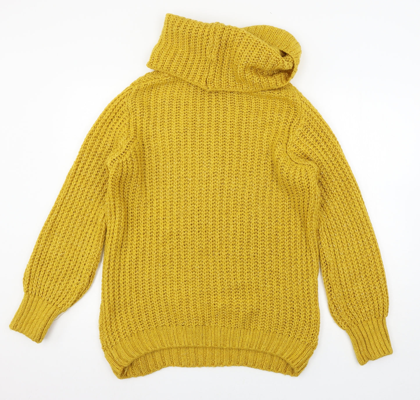 George Womens Yellow  Knit Pullover Jumper Size 12