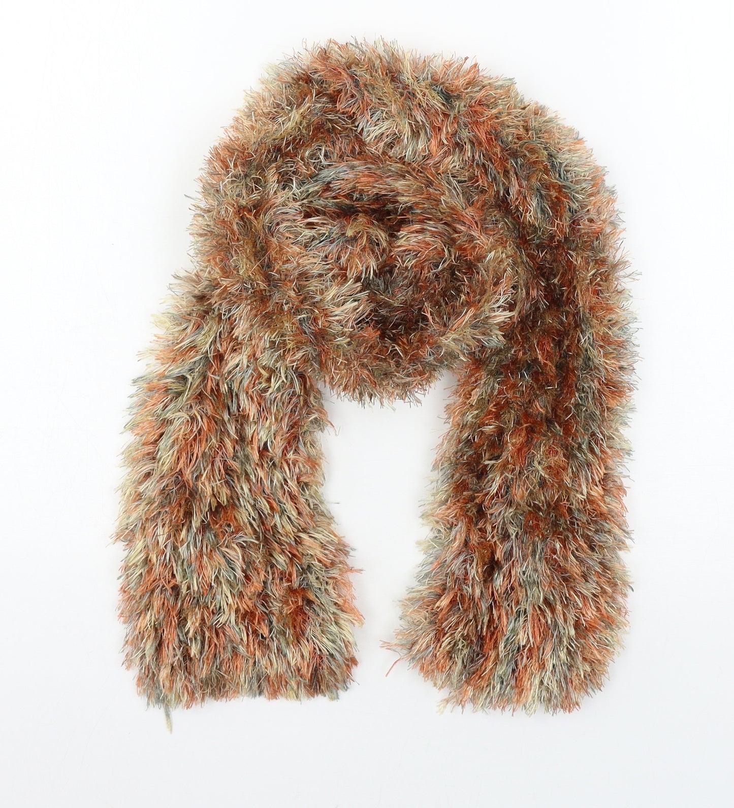 Preworn Womens Orange    Scarf
