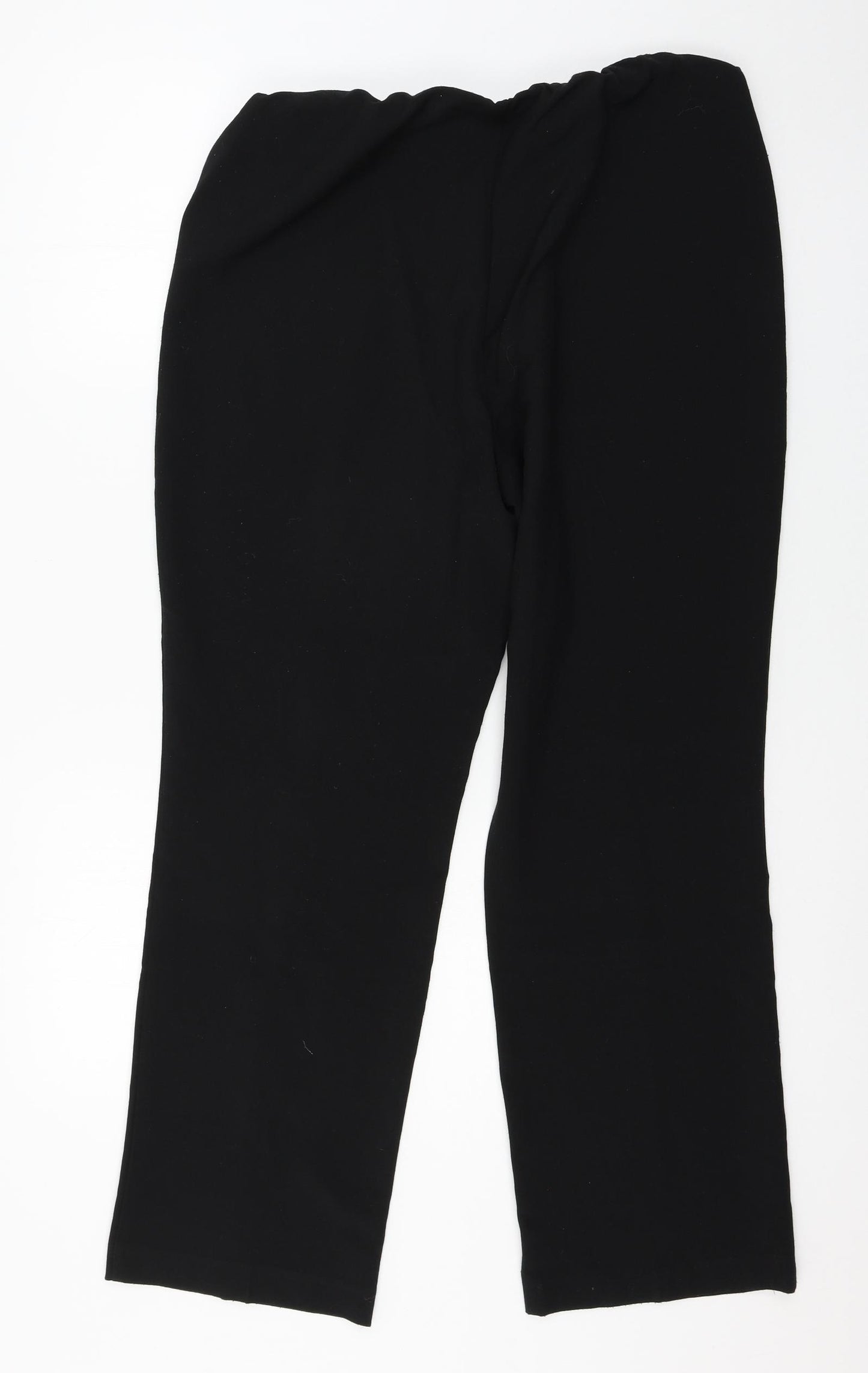 Vida Vi Womens Black   Trousers  Size 14 L28 in
